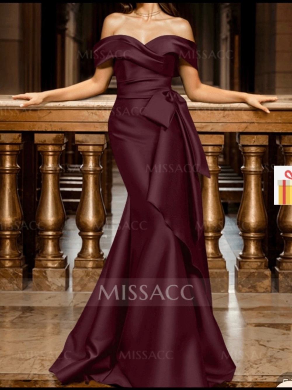 Burgundy Formal Dress
